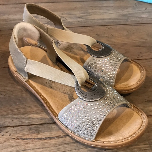 rieker tan sandals